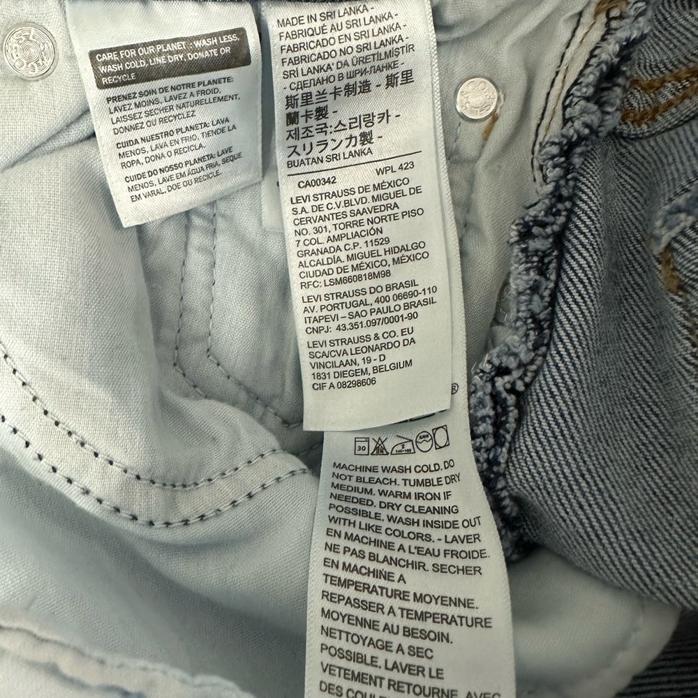 *NWT* Levi’s Wedgie Straight Jeans Size 29 - Picture 9 of 10